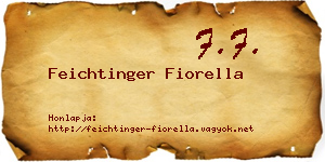 Feichtinger Fiorella névjegykártya